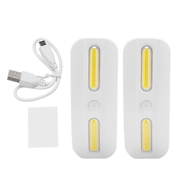 2-pakning LED-nattlampe med bevegelsessensor for KLB