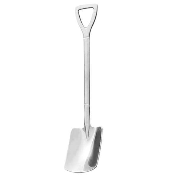 Stainless Steel Spade Spoon Coffee Dessert Watermelon Spoon Tableware Tool Flat Flat