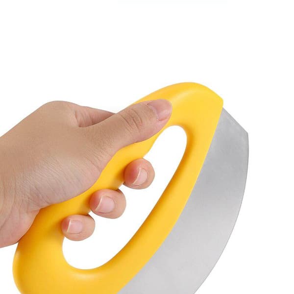 Bærbar Pizzakutter: Perfekt for Utflukter Gul yellow