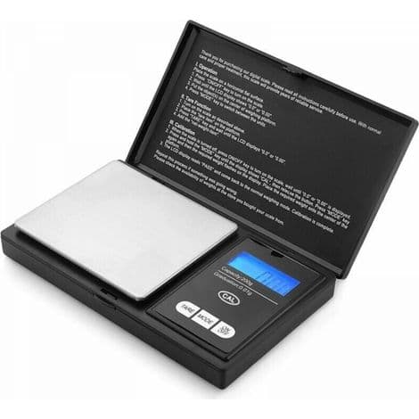 Pocket Scale 200g x 0.01g, Precision Kitchen Scale, LCD Display, Tare Function. Portable and Accurate.