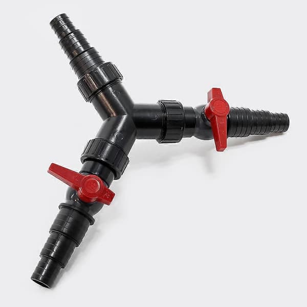 Y-splitter 25/32/38mm Pool Hose (1\"/1 1/4\"/1 1/2\") adjustment valve db