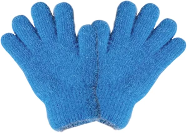 generiske varme hansker for barn, helfinger-skihansker blå - blau