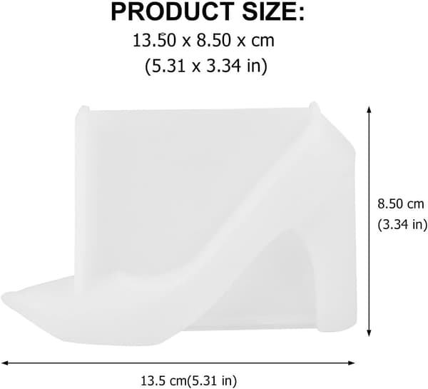 DIY Crystal Epoxy Mold Silicone High Heel Casting Mold High Flexibility Non-Stick Silicone Material