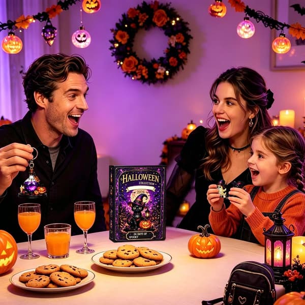 Pynt 'Advent af Halloween 2026 etiketter rygsæk 24 dage -