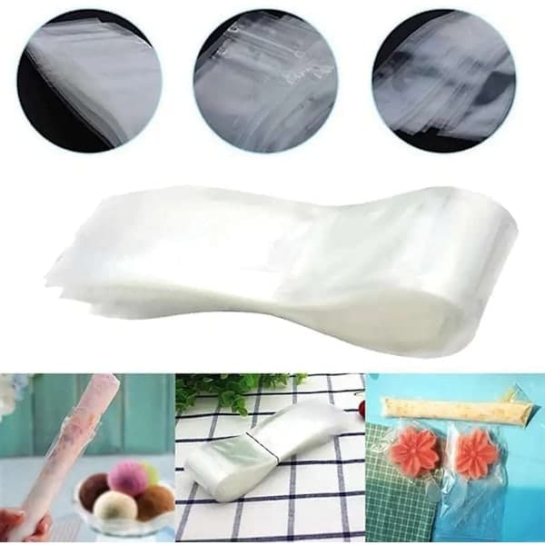 100 stk. ispindeforme DIY ispindeforme Genanvendelige fryseposer til is Transparent