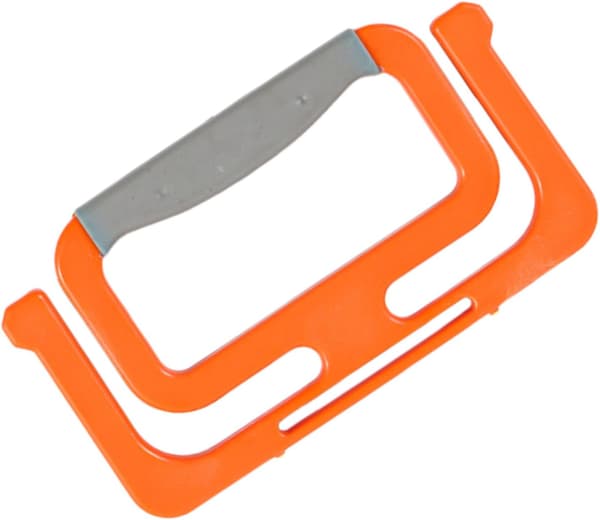 handle for shopping bags, shopping bag orange - Orange