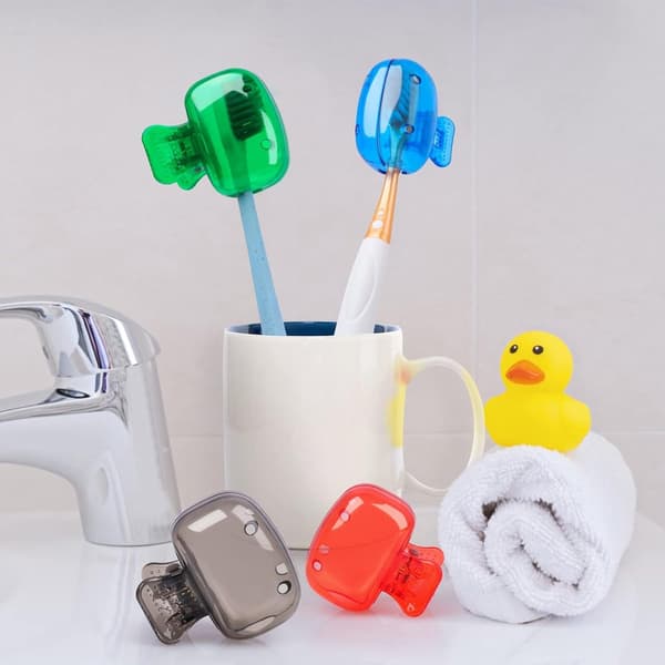 Protective cover for electric toothbrush - 6 pieces - Toothbrush holder