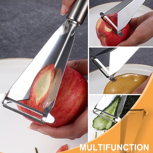 Triangular Stainless Steel Fruit and Vegetable Carving Knife for Platter Decoration DIY