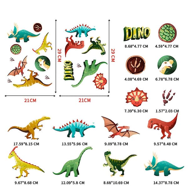 Self-adhesive Wall Decals that Glow in the Dark Waterproof Kids B DXGHC
