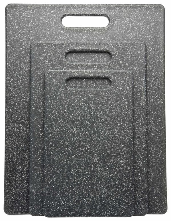 Skærebræt Nylon Granit Effekt Taylors GraphiteGrey GraphiteGrey Stor 36x26