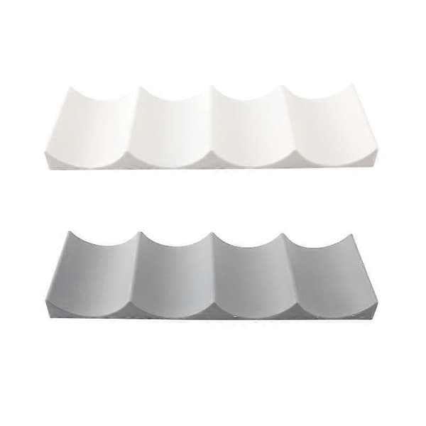 Wine rack stackable bottle rack countertop beverage bottle storage wine bottle can storage device for desktop refrigerator ivory ivory