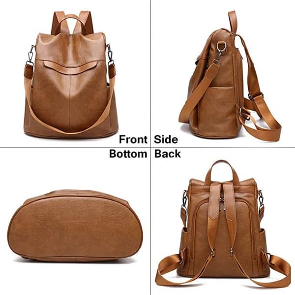 Women's Anti-theft Backpack Leather Shoulder Bags