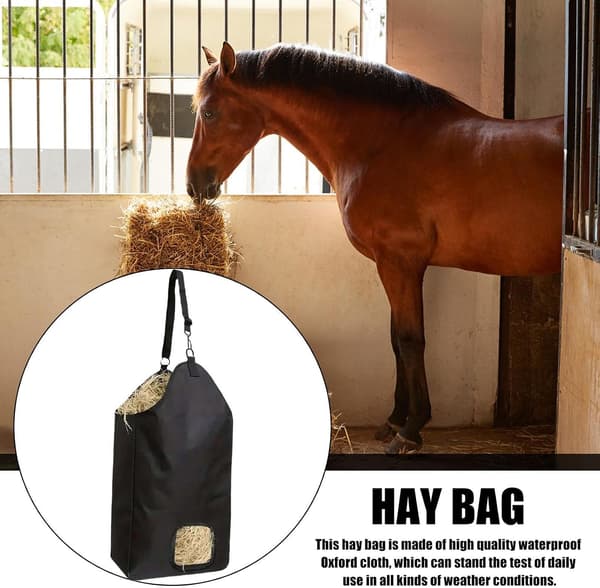 Høyveske for hest, høynett, -
