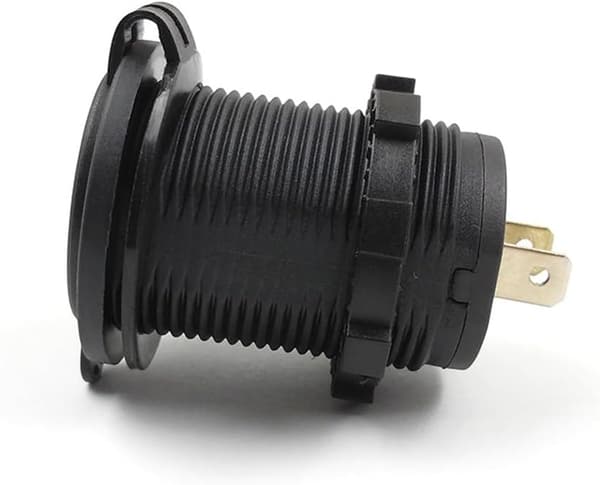 Kaksi USB 12V-24V A 2.1A 1A -korttipistorasia (2 kpl 5V pyöreä) -