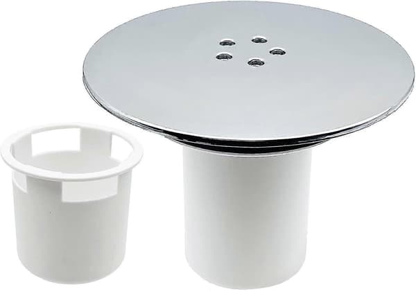 Dusjsluk, 90mm/115mm Dusjsluk, Erstatning for Dusjslukrist, Universell Dusjslukrist, Forkrommet Dusjslukrist, Rask Flyt