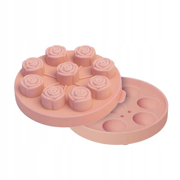 SILIKONISFORM ROS 3D -jäämuotit, 9 kpl, juomille