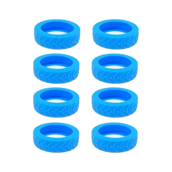 8 st Resväska hjulskydd Resväska hjulskydd BLÅ Blå Blue