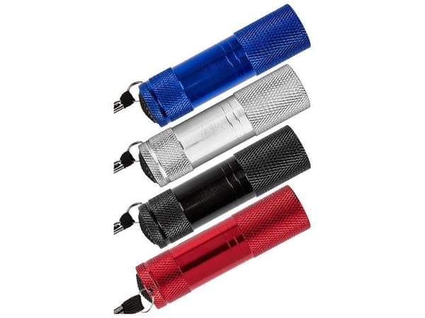 2-pack - Ficklampa / LED-lampa - Bärbar - 9 LED multifärg multifärg multicolor