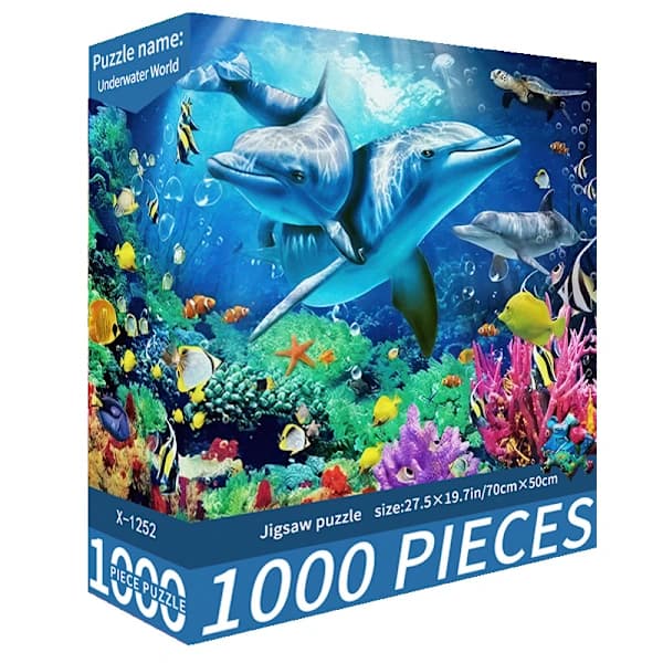Undervannsverden-puslespill (1000 biter) (FMY) 1000 biter