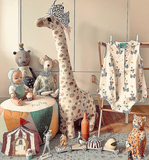 Plysch Giraff Jättestor Mjuk Docka Barnpresent Gosedjur