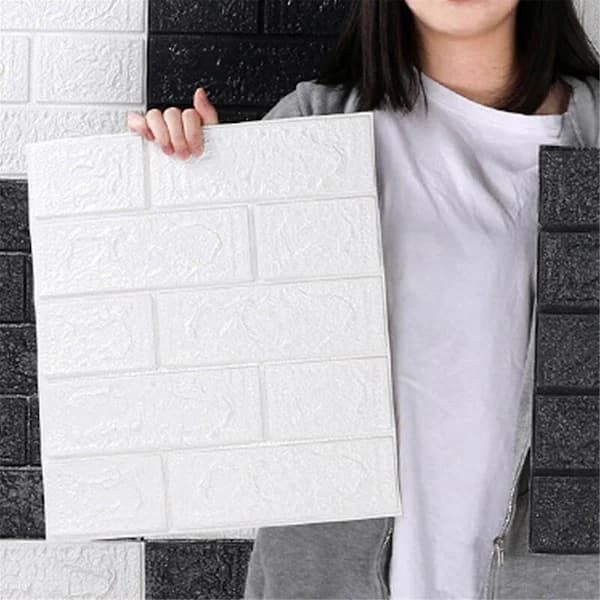 7.3D 3-dimensional Wall Decals Self-adhesive Wallpaper Anti-collision Decorative Decals 10 pcs