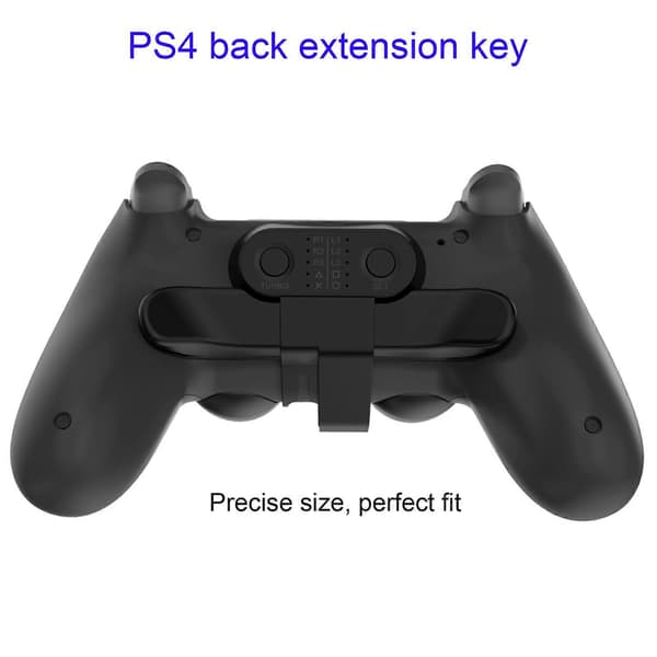 Bestseller - Laajennettu painike PS4 Paddle Controller Plug And Play Musta ABS Ps4-kahvan takaklipsi-avain db