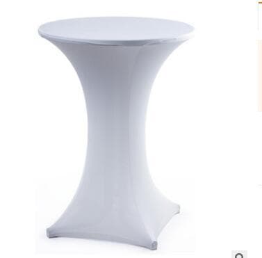 1 White High Stretch Tablecloth Red Ø 60*110CM High Tablecloth