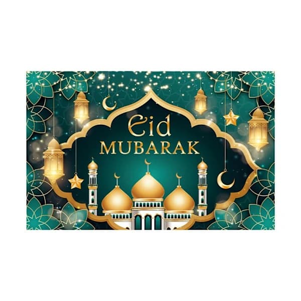 Eid Baggrundsbanner Ramadan Dekoration 04 04