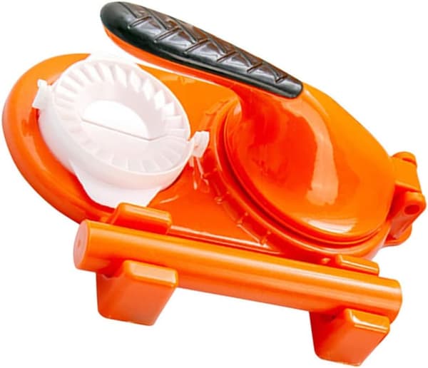 Oransje - Dumplingmaskin Dumpling Maker Ravioliform Dumpling Maker Dumplingmaskin Dumpling Formingsmaskin Bakeformer Kjøkkenutstyr