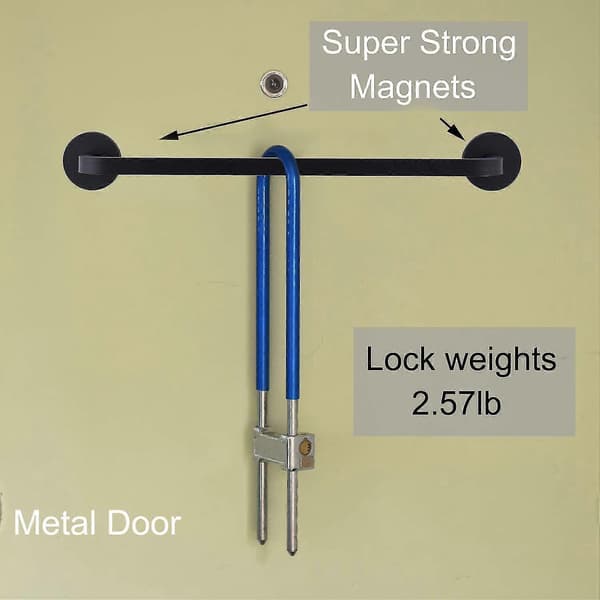 Magnetisk håndklædeholder til køleskab - Køkkenhåndklædeholder (sort)