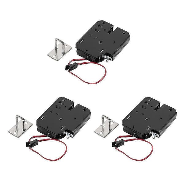 【2F】3x 12V 2A Electric Magnetic Lock 150kg/330lb Security Lock Holding Force Electromagnetic Door Control S db