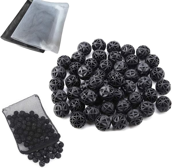35 stk Akvariefisketankfilter 26mm Biobolde Bio-bolde til filter