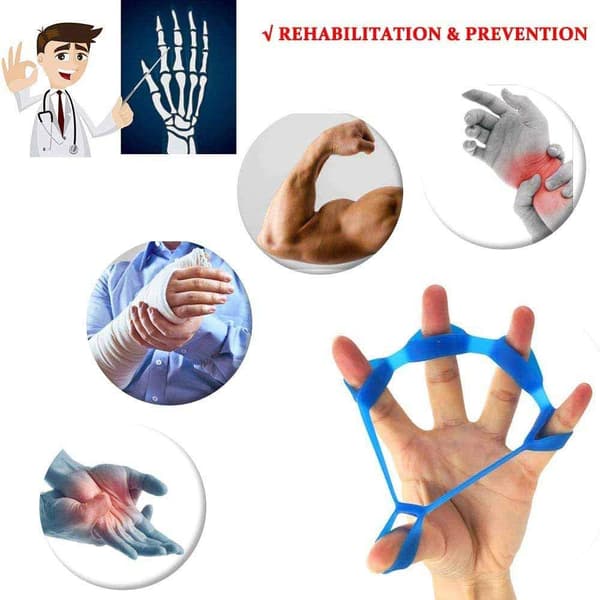 5 Pieces Finger Exerciser Stretcher and Hand Muscle Resistance Bands