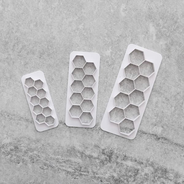 Pussel + Hexagon Utstickare | 6-pack Transparent transparent