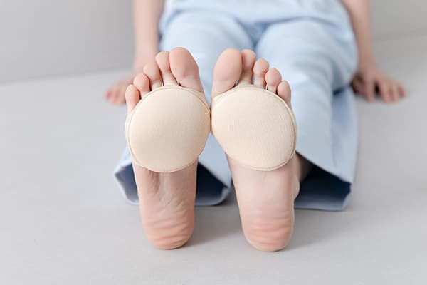 Five-Finger and Half-Foot Socks, Women's Ice Silk Forefoot Set