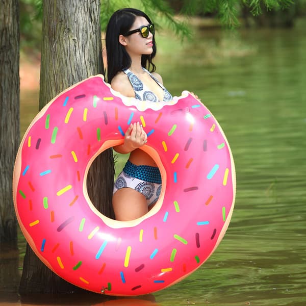 Swimming Ring Thicker Inflatable Lifebuoy Donut (80cm)