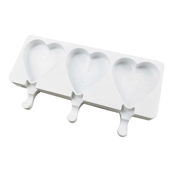 Isform Silikone DIY Isform Non-Stick 3-rums Chokoladekageform Bakke Køkkenbageudstyr