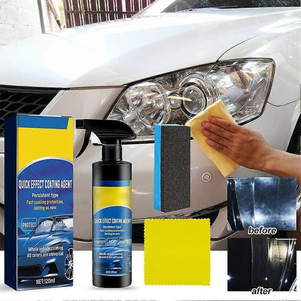 Car Coating Spray Fast Acting Coating Agent Car Scratch Wax Polishing Spray Liquid