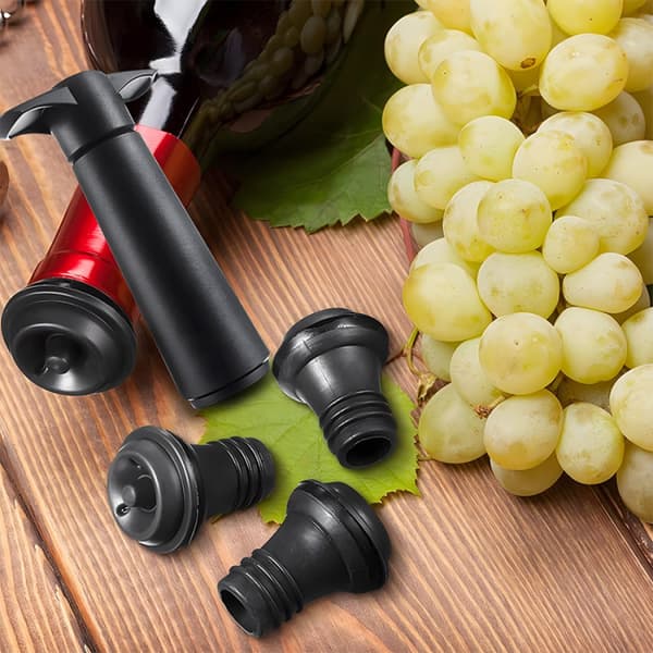 1 pump 4 lock Wine Saver Vacuum Wine Bottle Cap Closer