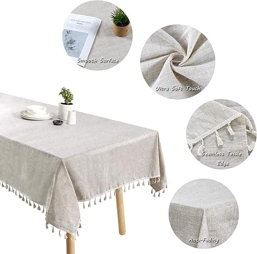 1 x 140x220cm rektangulær dug pletafvisende vaskbar