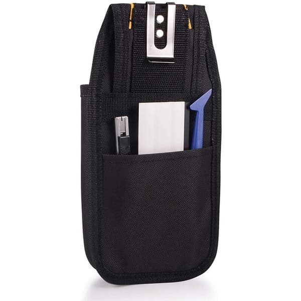Tool Belt, Tool Pouch, Small Tool Bag with Adjustable Nylon Belt, Waterproof for Technicians, Builders, Maintenance Technicians, Family