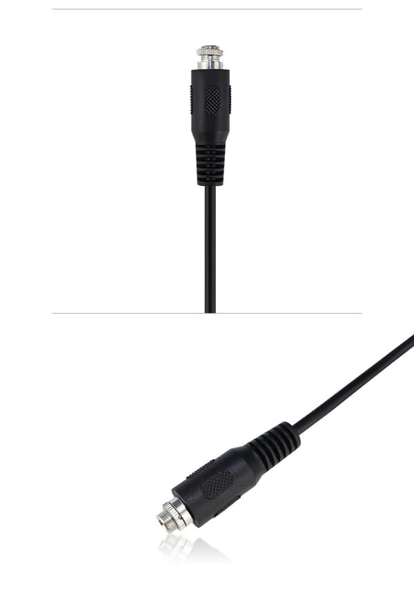 3,5 mm Stereo Hun-til-Hun-kontakt Mutter Lydkabel Hodetelefonadapter C