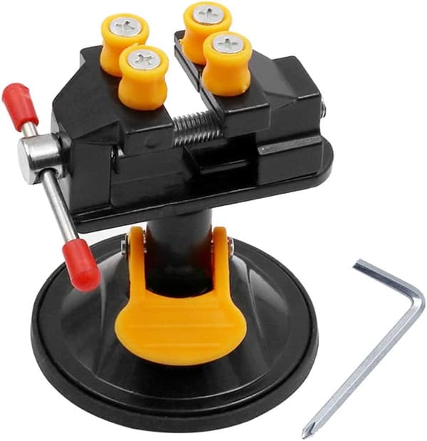 Universal Suction Cup Bench Vise, Table Clamp 360 Degree Rotation