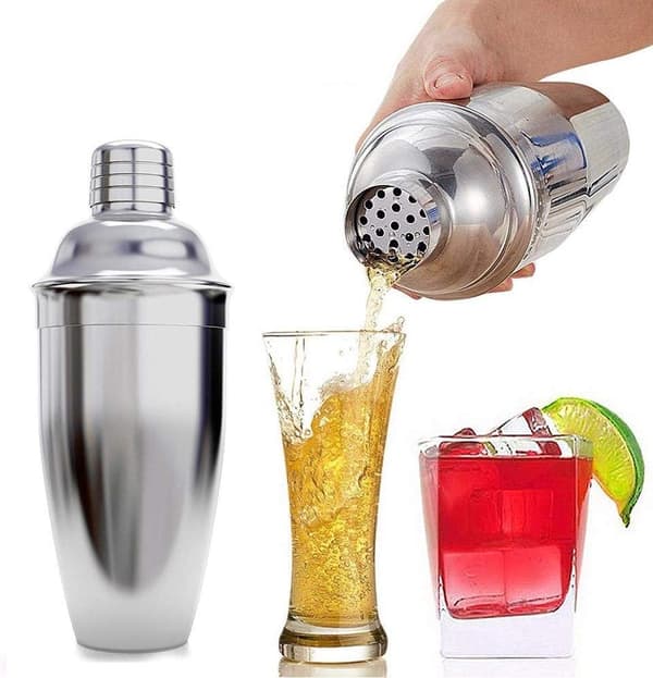Cocktail Shaker Sæt 5 dele 350ml Rustfri Shakers til Professionelle Bartendere Begyndere