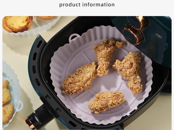 Airfryer Silikonimuotti Ilmafriteerausmatto Silikonisisäke 18CM