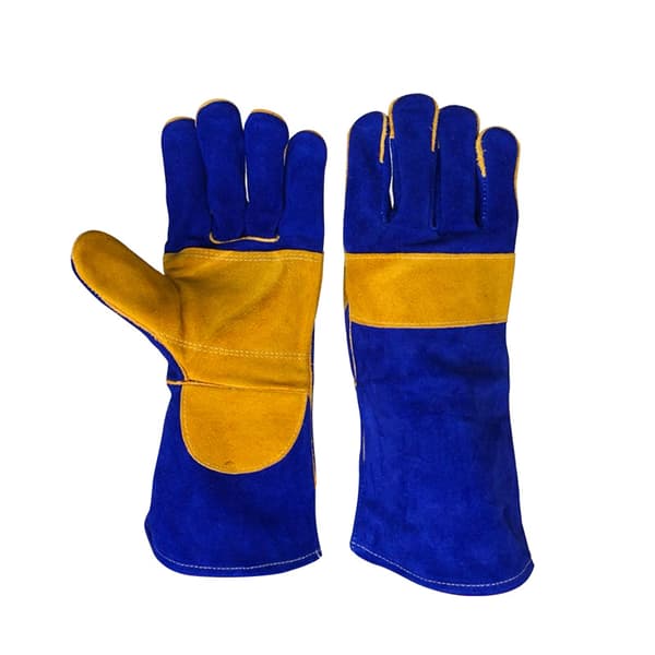 Leather Forge/Mig/Stick Heat/Fire Resistant Welding Gloves, Mitten