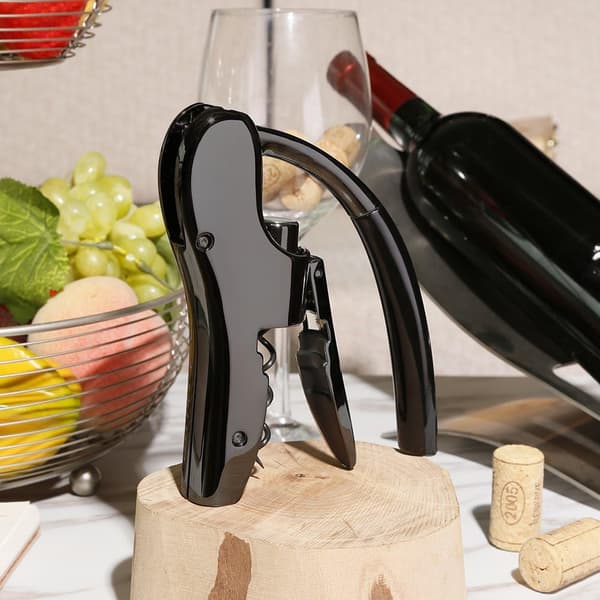 Luxury Compact Wine Opener with Integrated Foil Cutter, Wine Accessory
