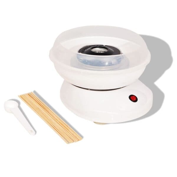 vidaXL Candyflossmaskine 480 W hvid Vit white