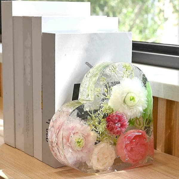 Store silikoneforme til harpiks, hjerteharpiksform, epoxyharpiksforme til blomsterkonservering, harpiks
