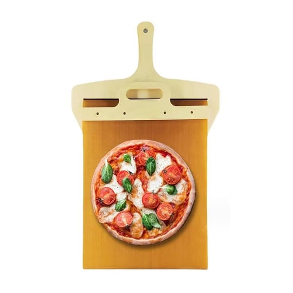 Pizzaspade med non-stick pizzaoverføring 45x20cm